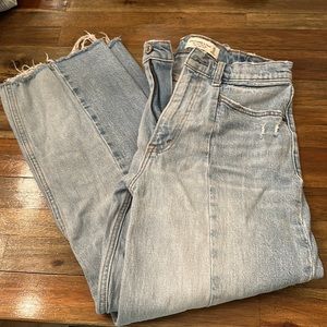 Abercrombie & Fitch, Crop Wide Leg, Ultra high rise. 27/4